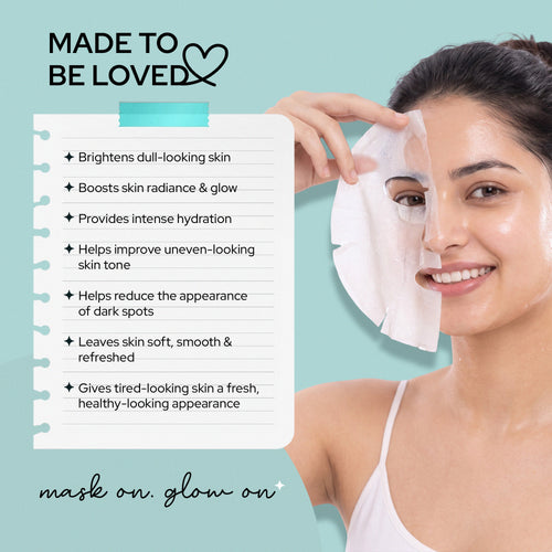 Havy Glutathione Skin Brightening Sheet Mask – Pack of 3