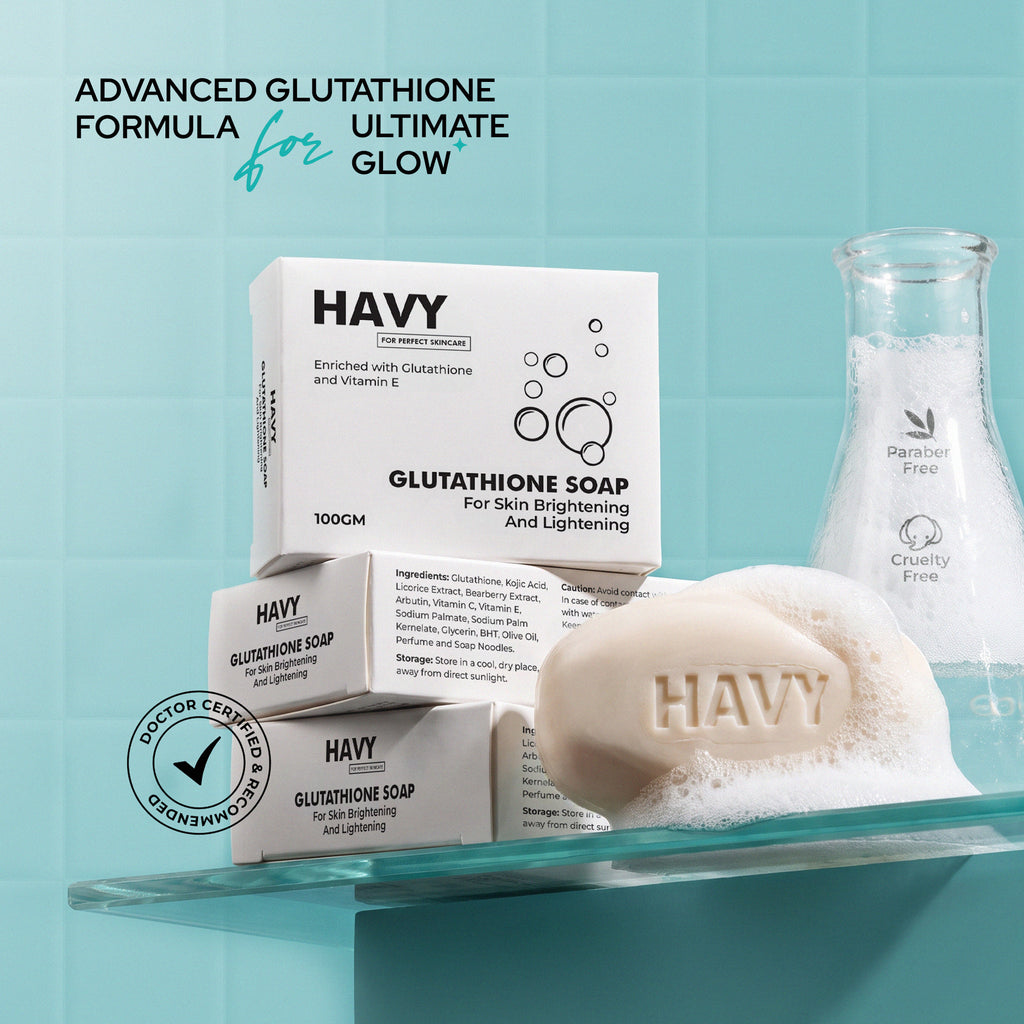 Havy Skin Brightening Glutathione Soaps Pack of 3