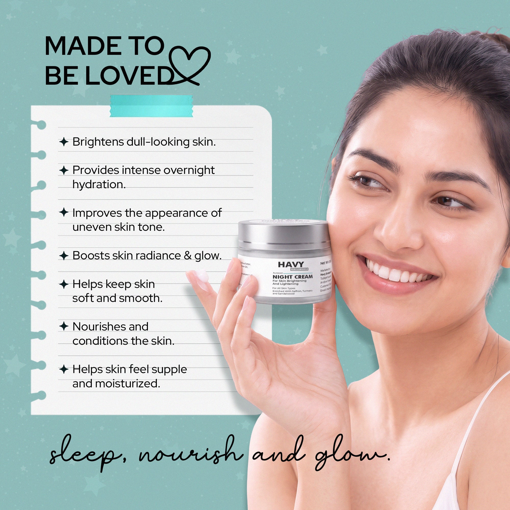 Havy Night Cream — Glow & Brightening