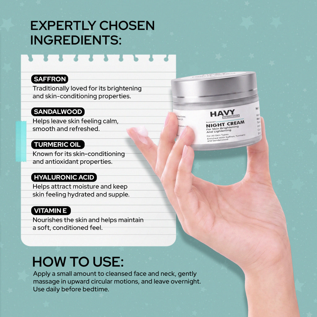 Havy Night Cream — Glow & Brightening