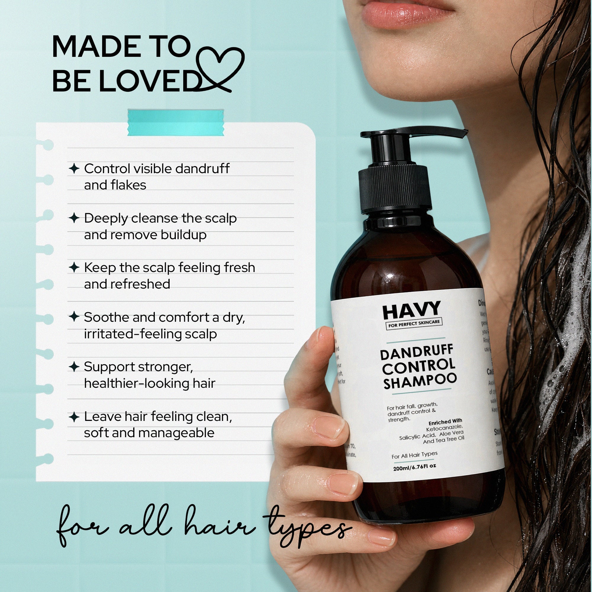 Havy Complete Hair Care & Dandruff Control Shampoo