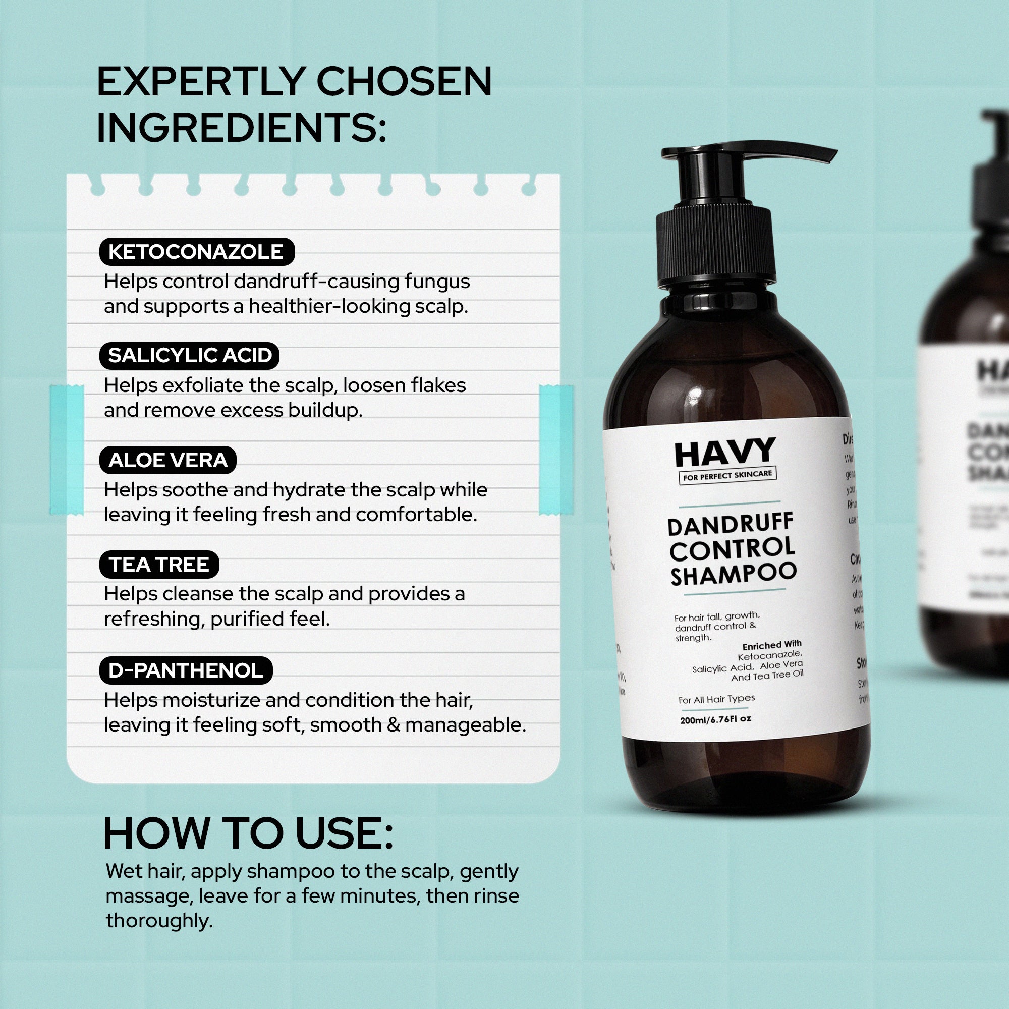 Havy Complete Hair Care & Dandruff Control Shampoo