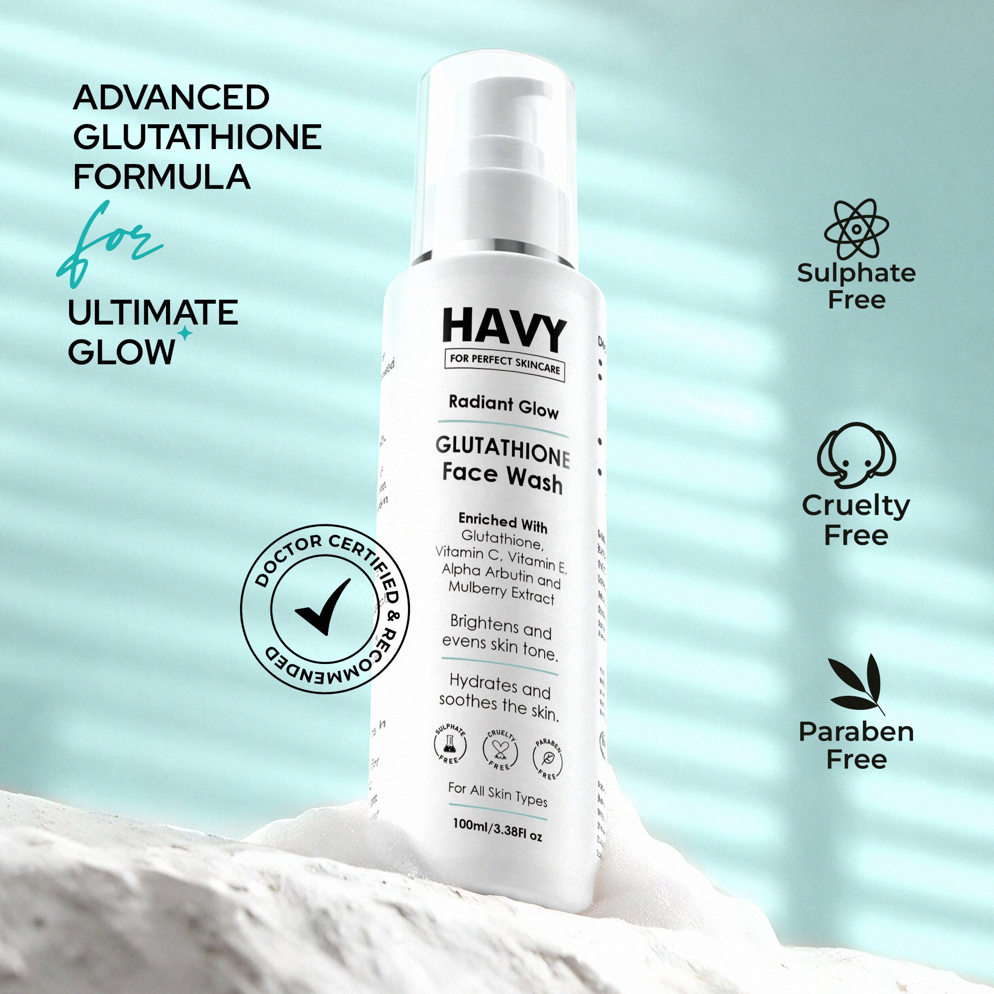 Havy Glow Glutathione Face Wash