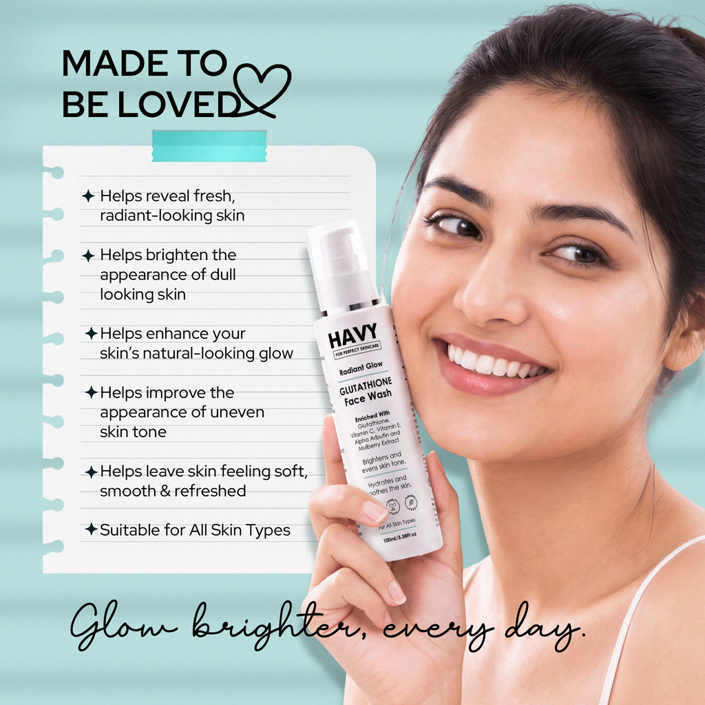 Havy Glow Glutathione Face Wash