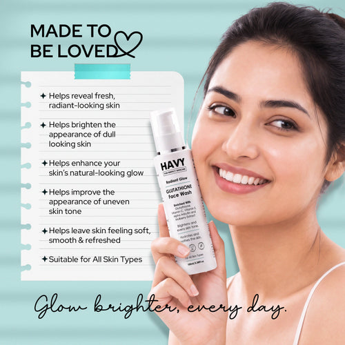 Havy Glow Glutathione Face Wash