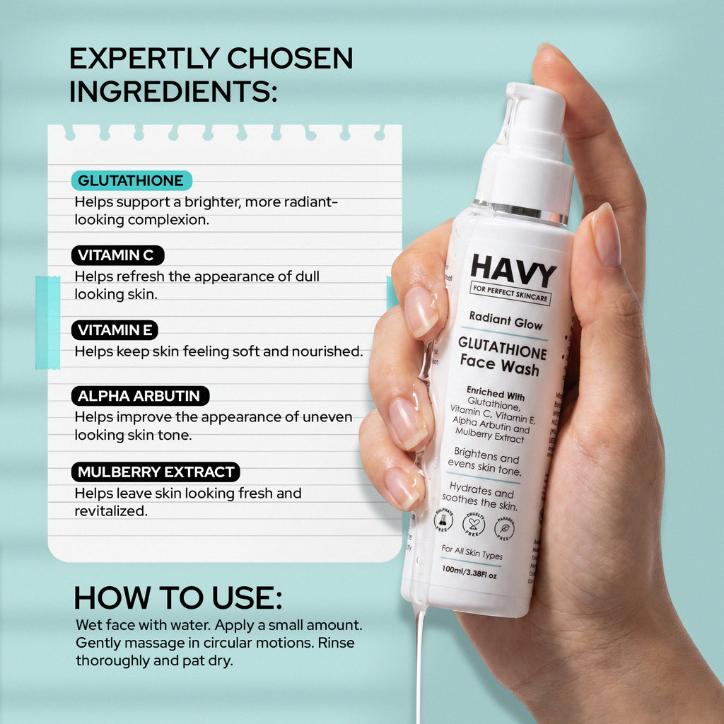 Havy Glow Glutathione Face Wash